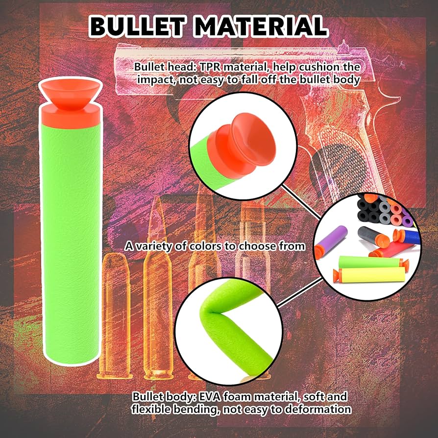 ナーフ大量　玉もたくさん Amazon.co.jp: 100弾入り 吸盤スポンジ弾 おもちゃの弾丸と互換