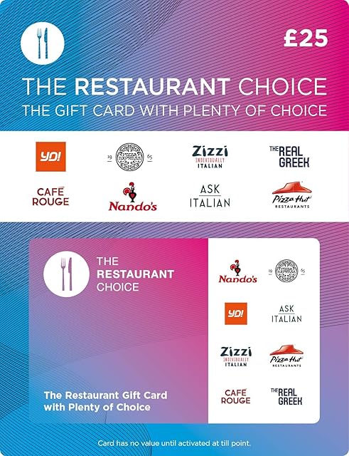 Restaurant choice Gift Card - Post