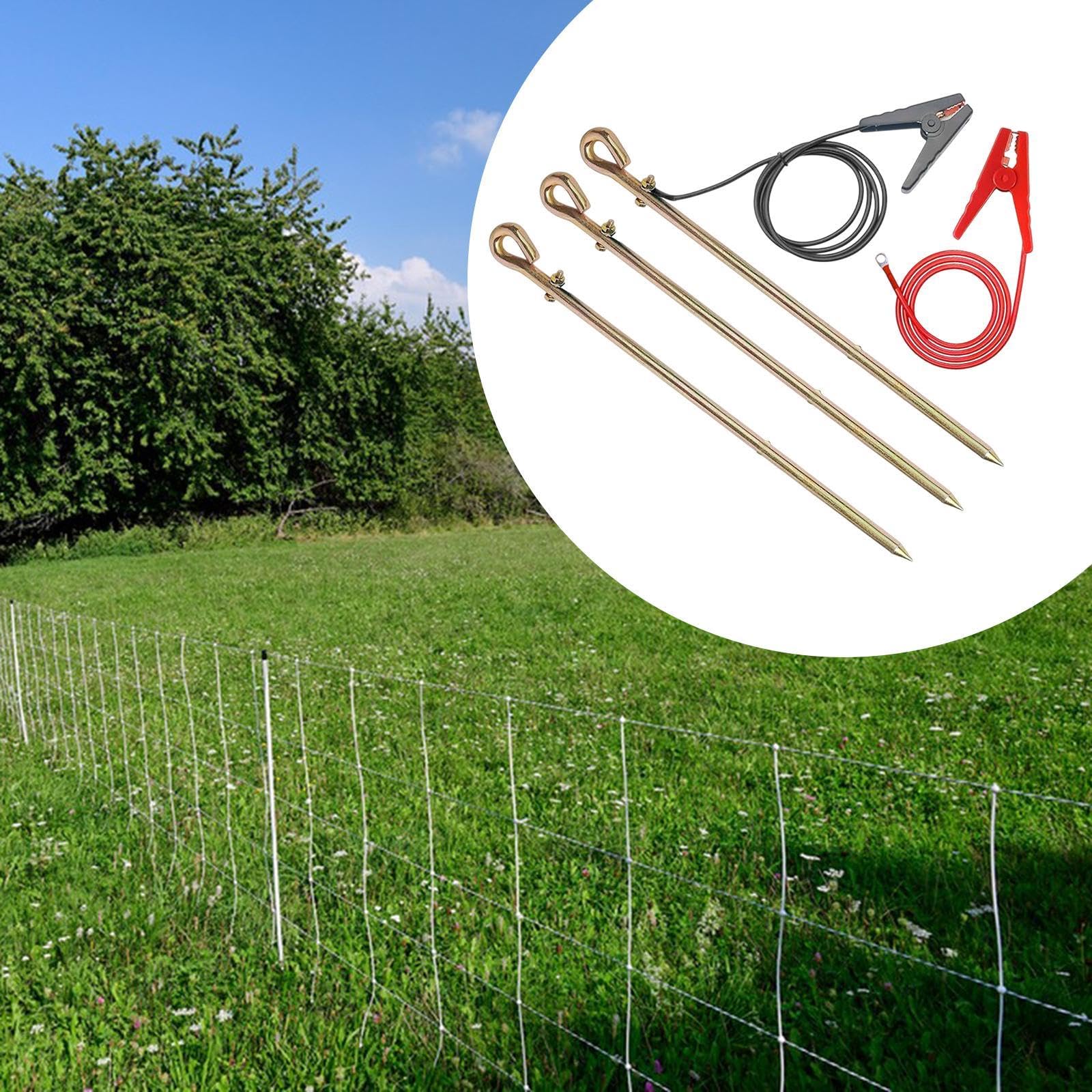 3Er Erdungsstäbe Für Weidezaun Solar