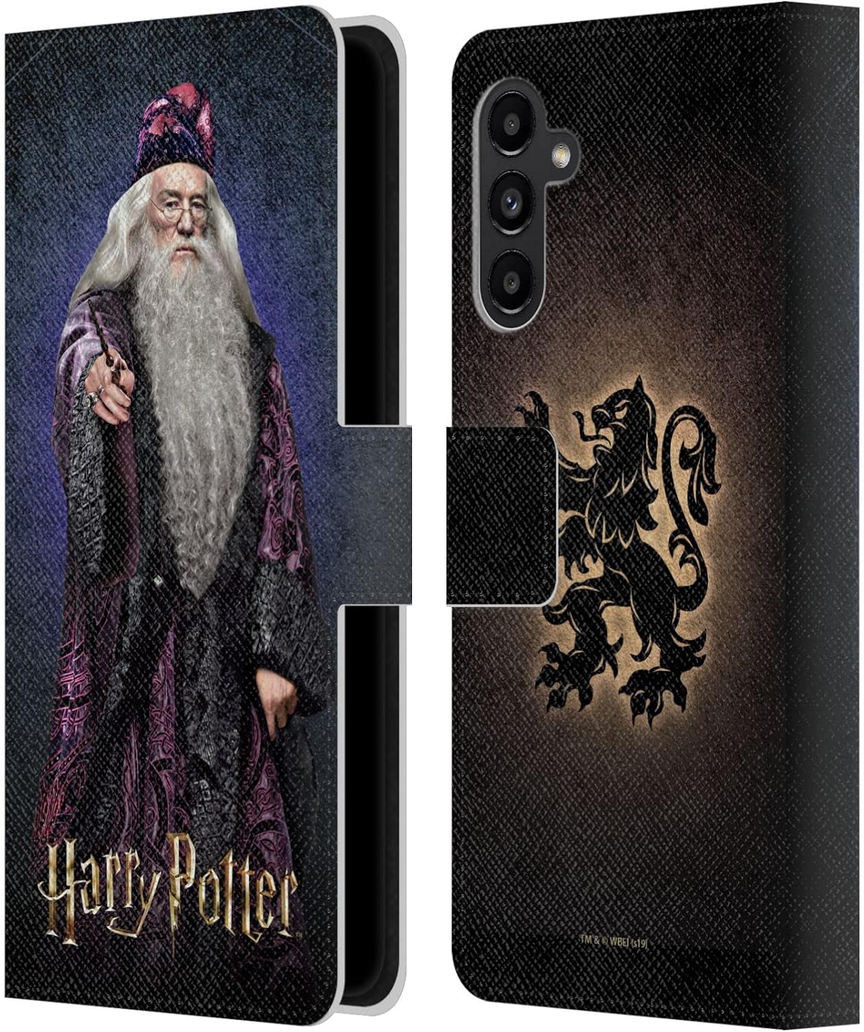 Head Case Designs Officially Licensed Harry Potter Albus Dumbledore Chamber of Secrets IV Leather Wallet Case Compatible with Samsung Galaxy A13 5G (2021)