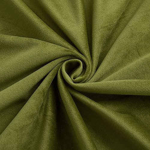 Miniatura 331 de RYB HOME - Cortinas de terciopelo beige, cortinas decorativas resistentes con pestaña trasera, cubierta de privacidad para oscurecer habitación