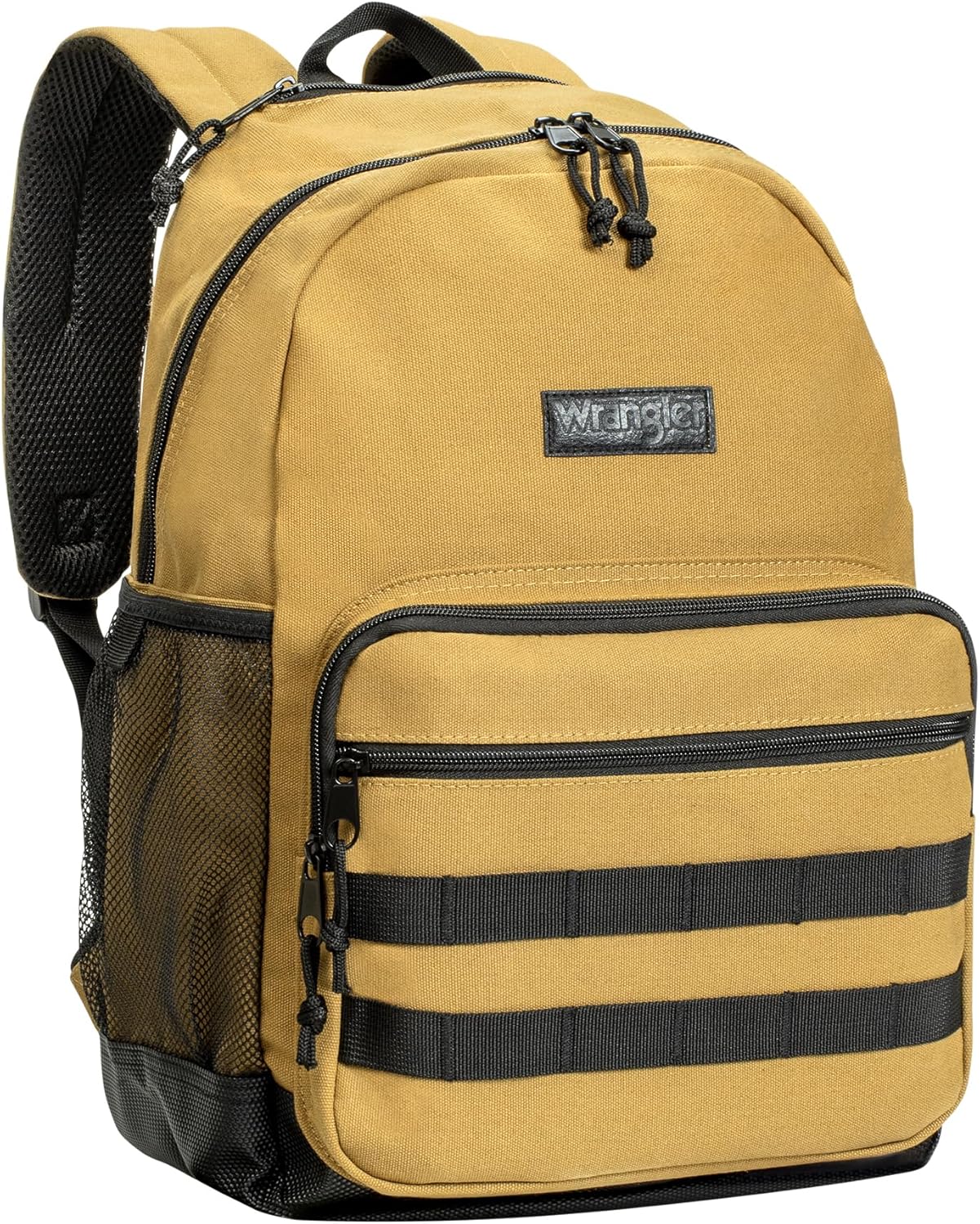 Wrangler Backpack for Men and Women, Casual Daypack for Travel, Work School, Laptop Backpack with Notebook Sleeve