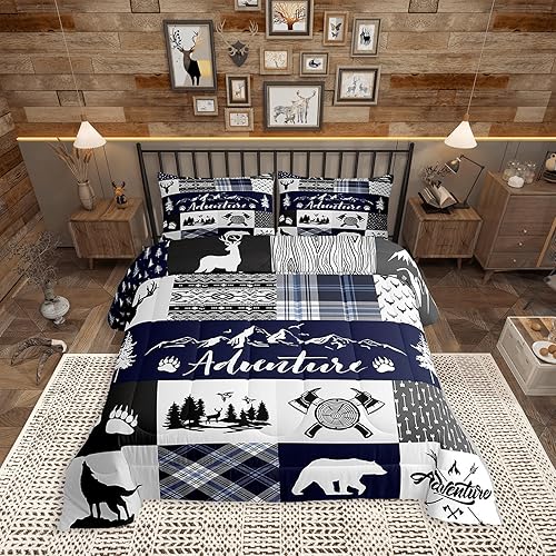 Castle Fairy Juego de edredón con estampado de patas de oso, tamaño Queen, juego de ropa de cama de lujo vintage de lujo para mujeres adultas, funda