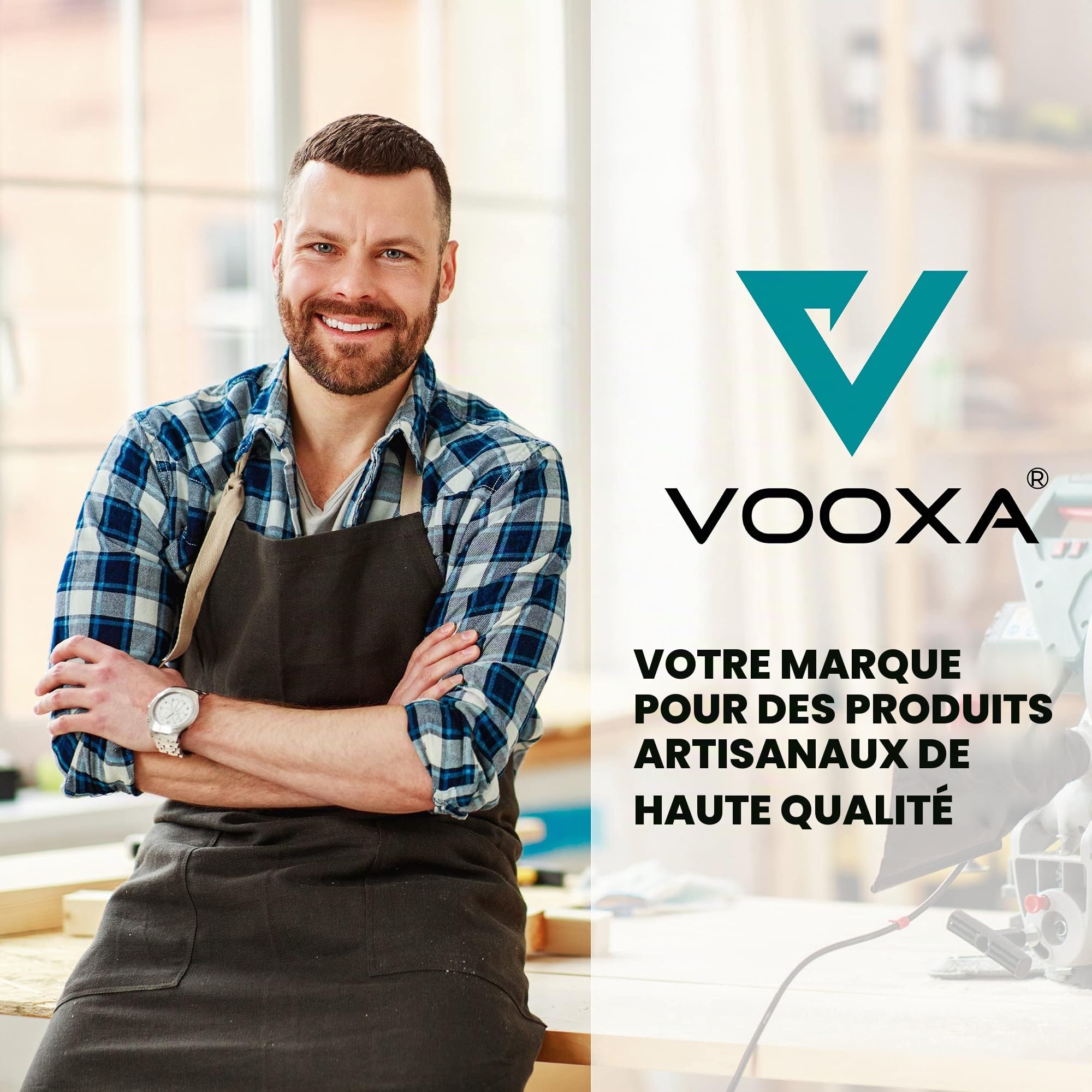VOOXA Premium Lot de 8 écrous de rail en acier inoxydable A2 avec denture partielle et aide à la fixation en plastique, M8, pour profilés 41/21 et 41/41, montage facile et rapide