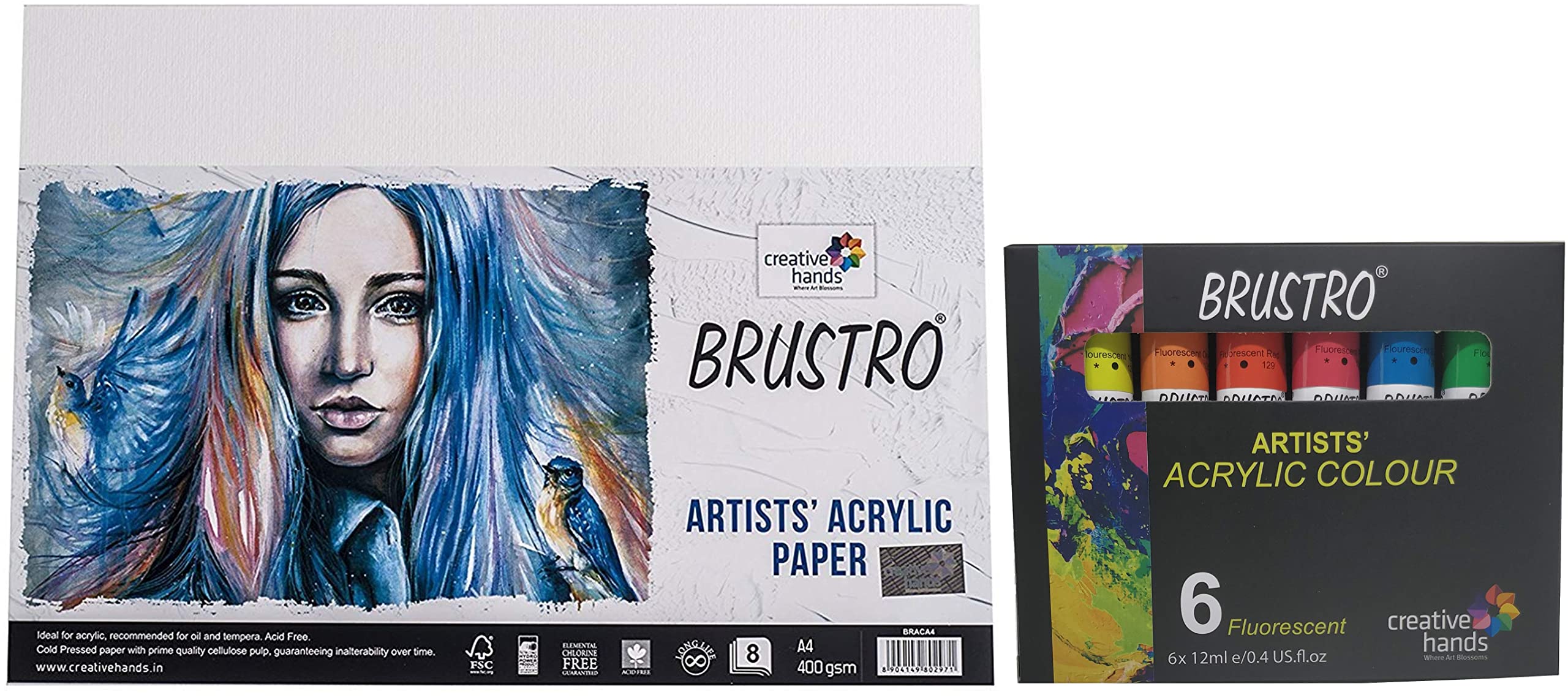 See full amazon price history chart for Brustro Artists Acrylic Paper 400 GSM A4 (Pack of 9 + 3 Free Sheets) & Brustro Artists Acrylic Colour Set of 6 Fluorescent Colours x 12ml Tubes Brustro Artists Acrylic Paper 400 GSM A4 (Pack of 9 + 3 Free Sheets) & Brustro Artists Acrylic Colour Set of 6 Fluorescent Colours x 12ml Tubes (B0BPXSYN67) Amazon Price History, Amazon Price Tracker