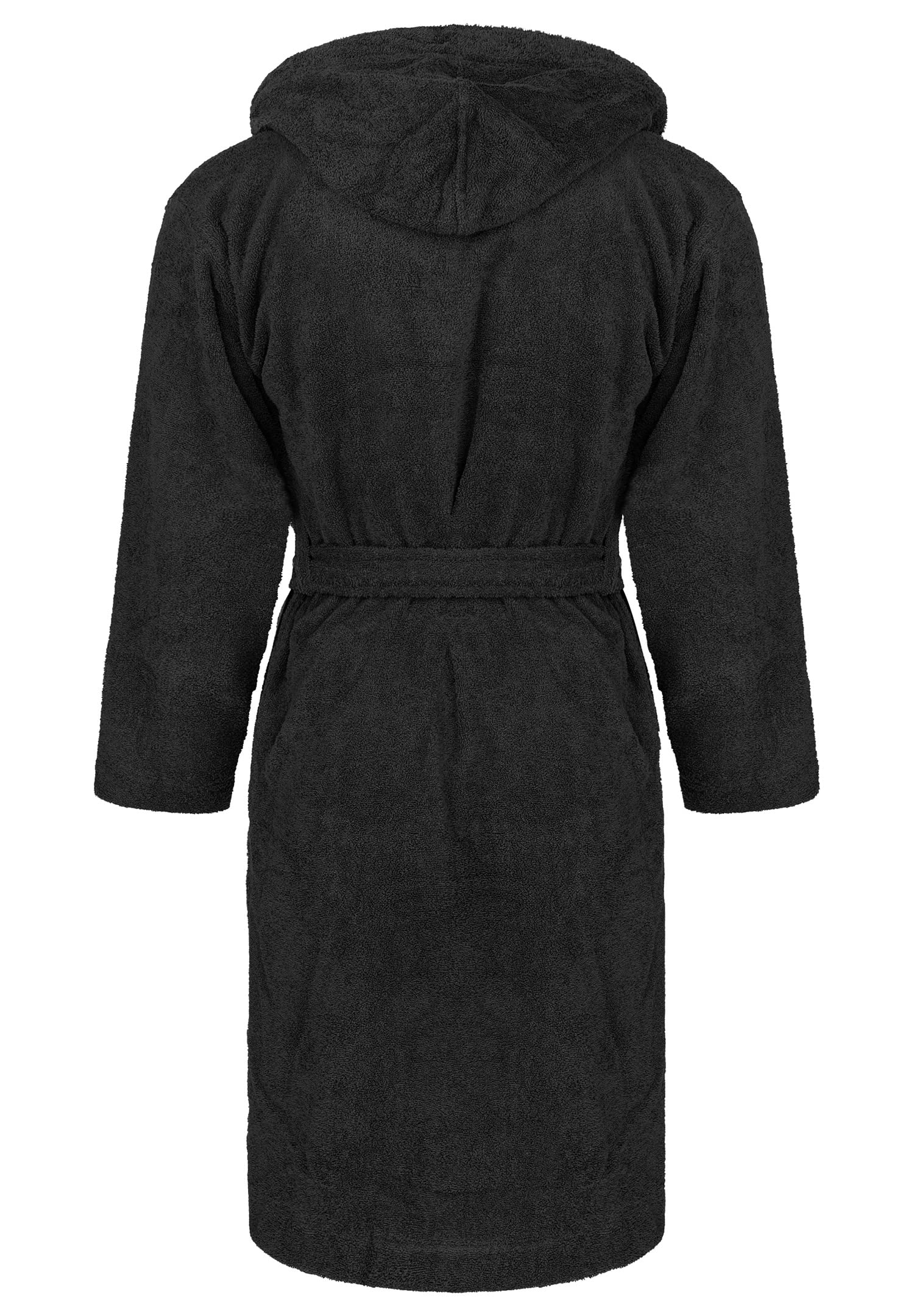 Kappa Unisex Bademantel mit Kapuze 100% Baumwolle Gr. S-4XL