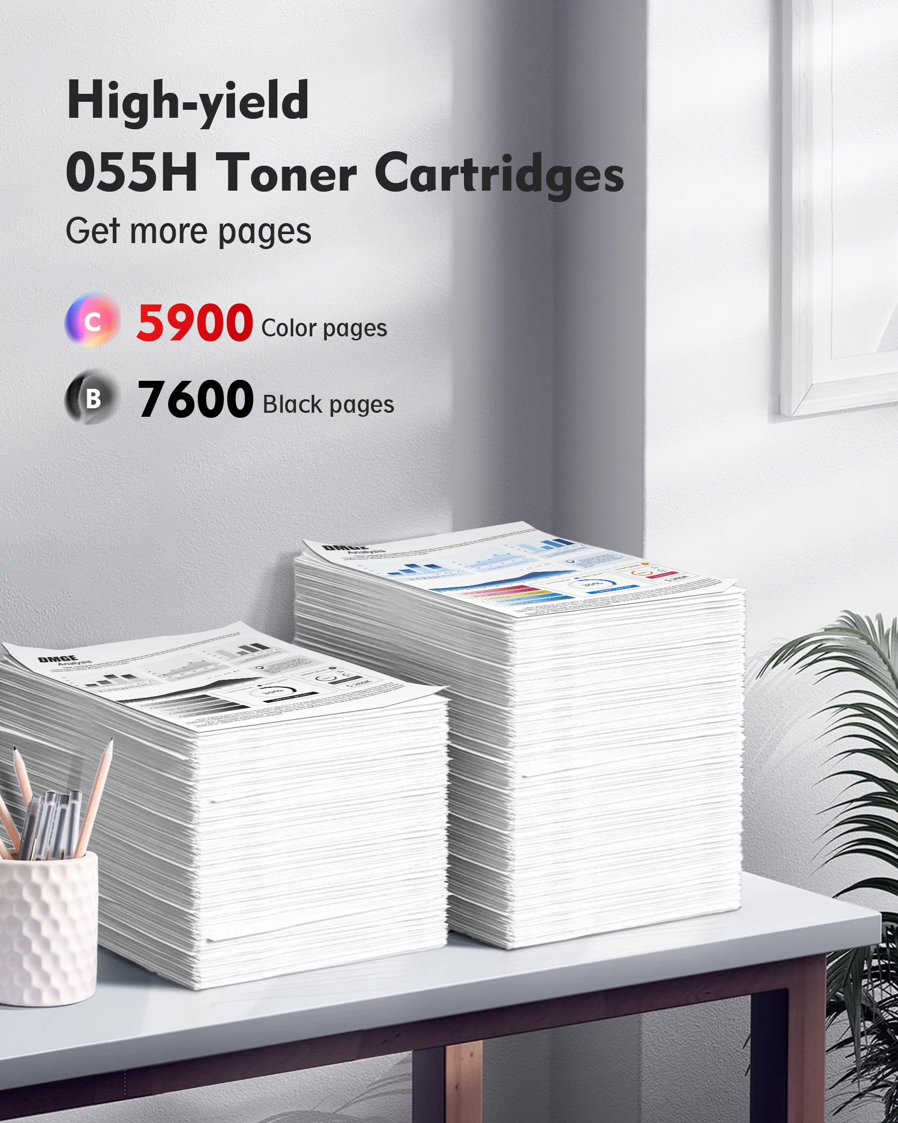 Amazon.co.jp: 055H トナー 4個パック。 : パソコン・周辺機器
