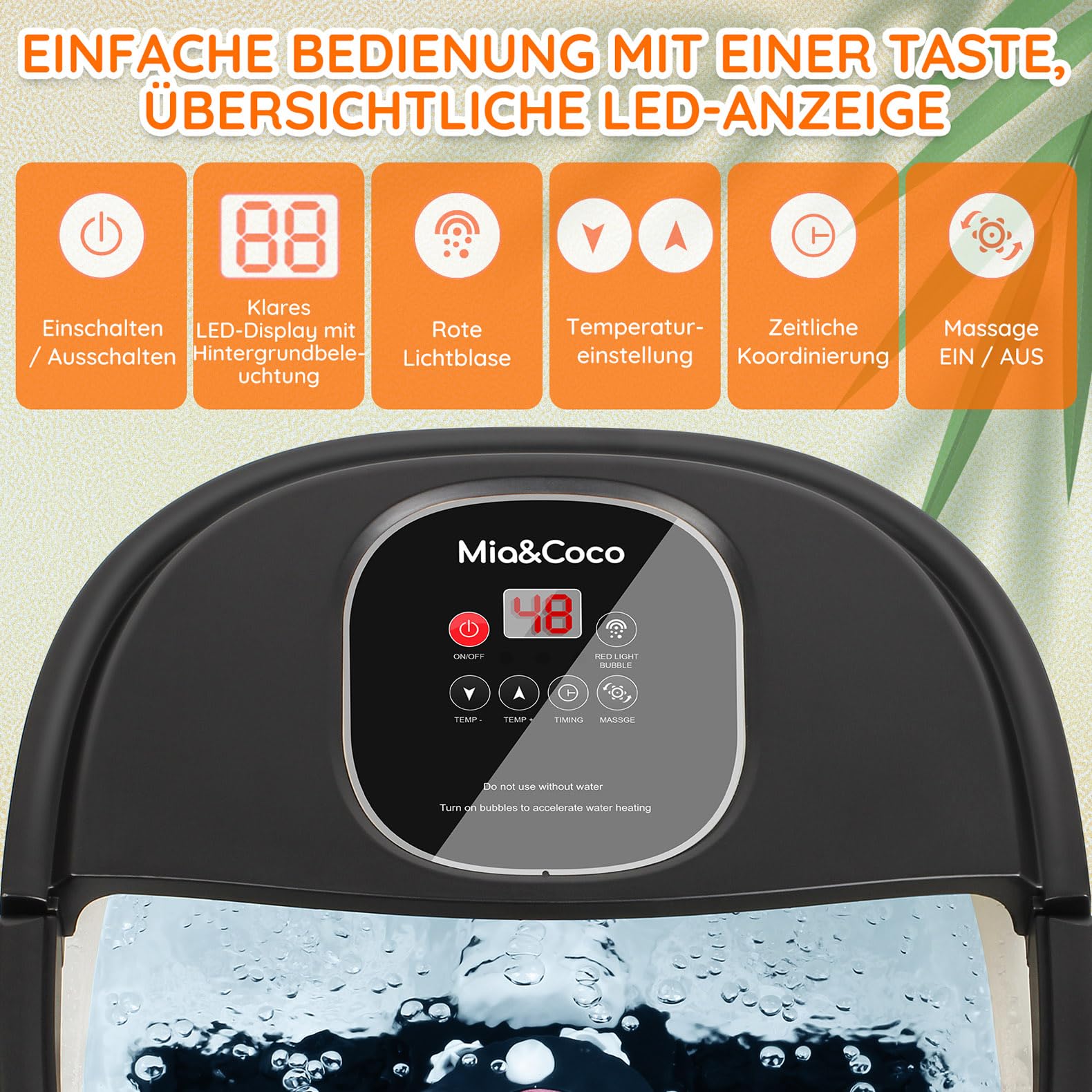 Elektrisches Fuß-SPA-Massagegerät KY-888-1