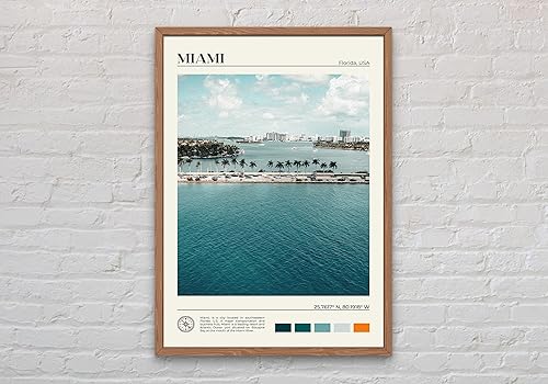 Miami Print, Miami Wall Art, Miami Poster, Miami Photo, Miami Poster Print, Miami Wall Decor, Florida Poster Print, USA, 2