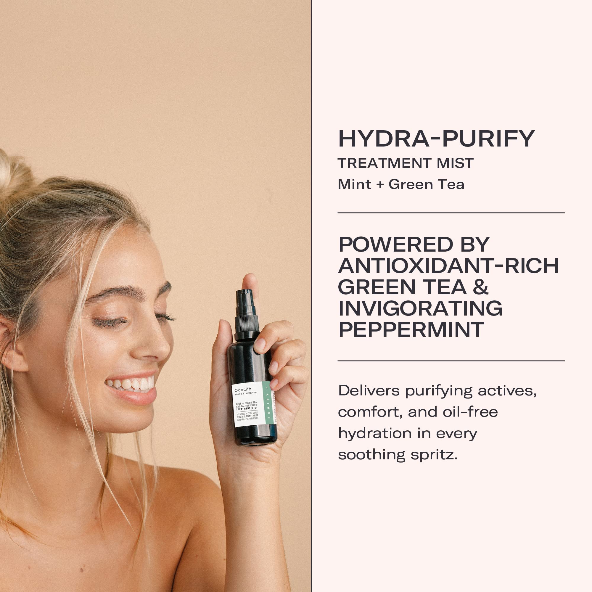 Odacite Mint & Green Tea Hydra-Purifying Trattamento Mist 50 ml