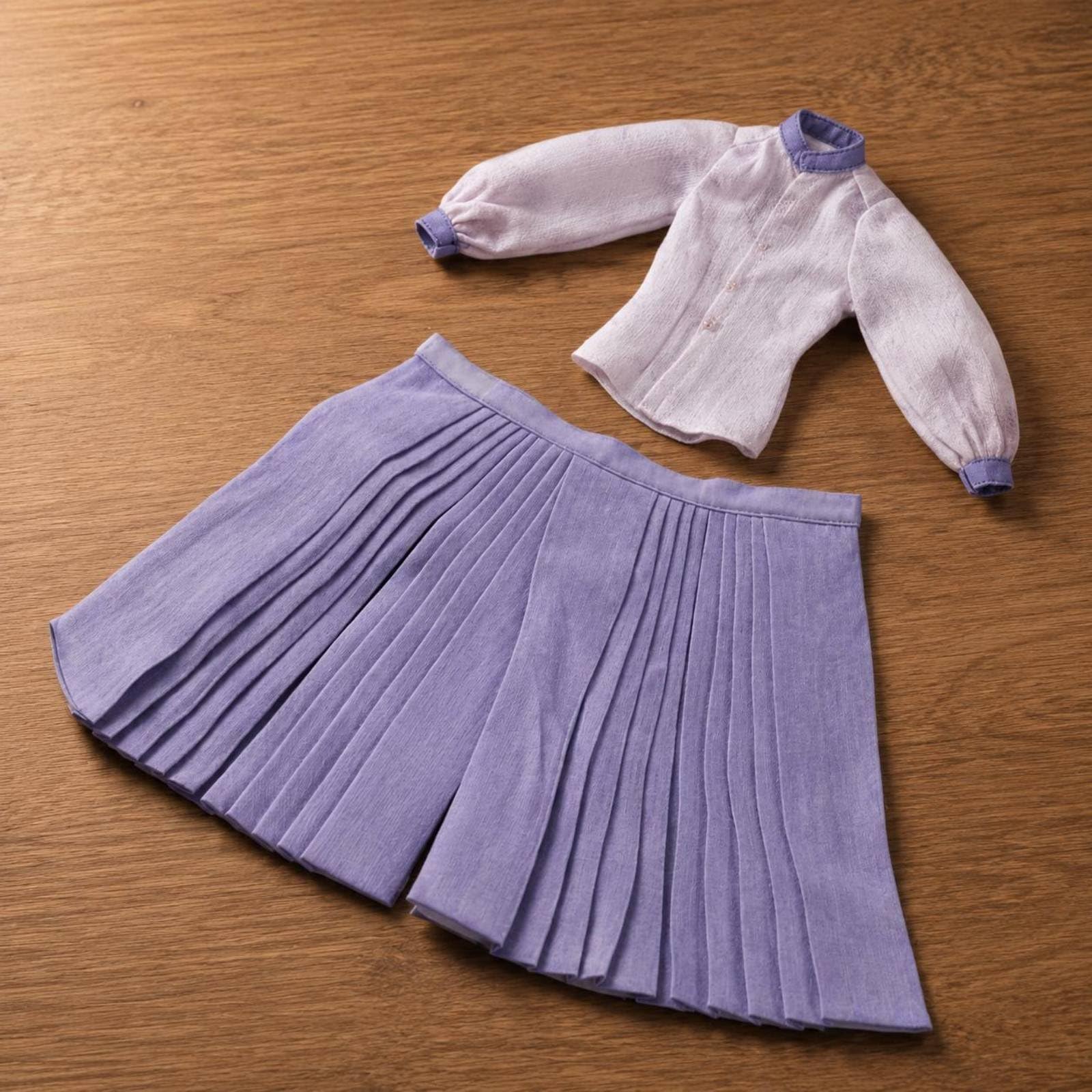predolo Traditionelles Chinesisches Kleid Puppenkleidung Outfit Bluse Rock Kostüm Traditionsstil Pleated Silhouette für Fotoshootings Dioramen Sammlung Größe , A-Stil
