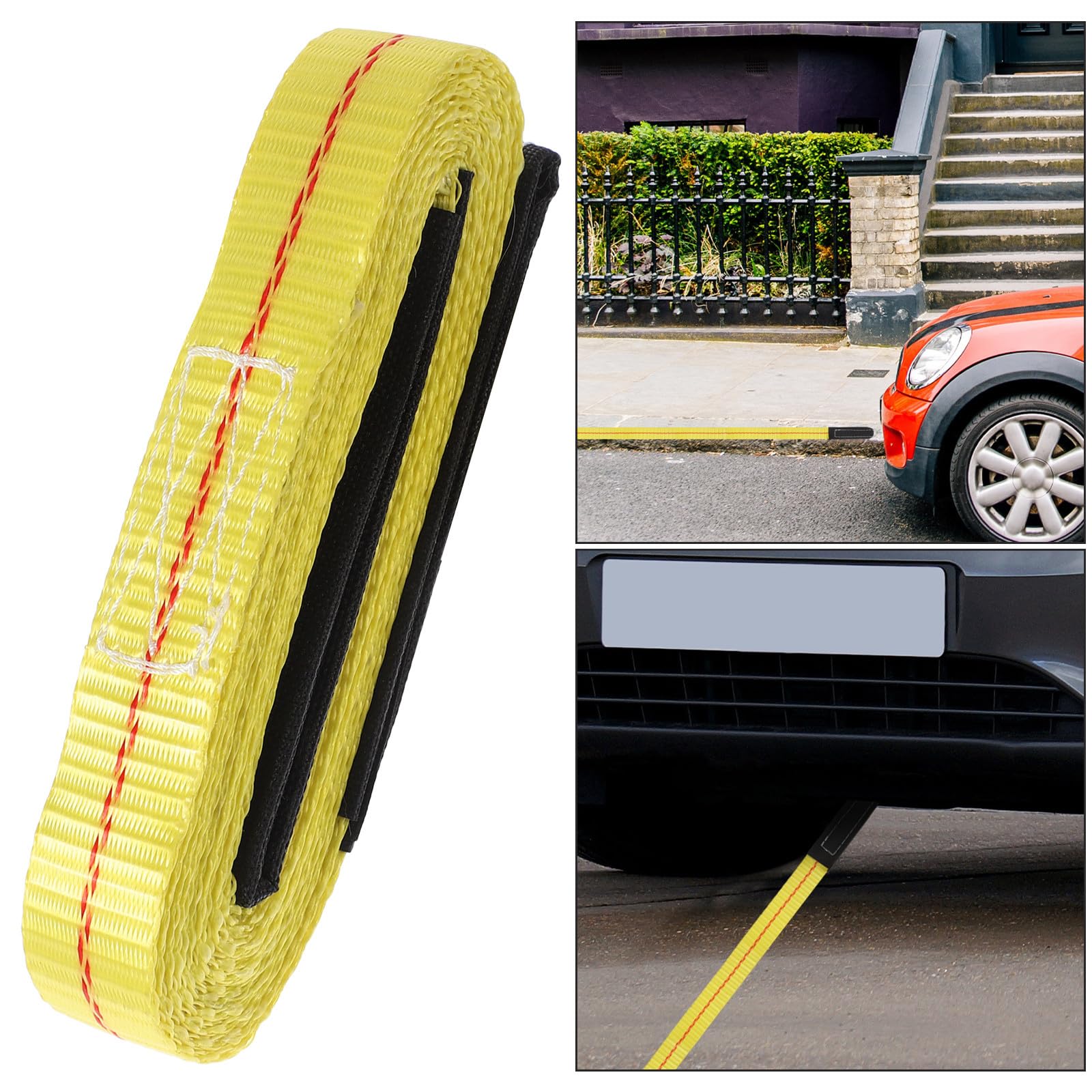 2 Stück Schwerlast Hebegurte aus Strapazierfähigem Polyester Flache Möbeltragegurte 2,5cm X Vielseitige Umzugs und Transportgurte mit Ösen