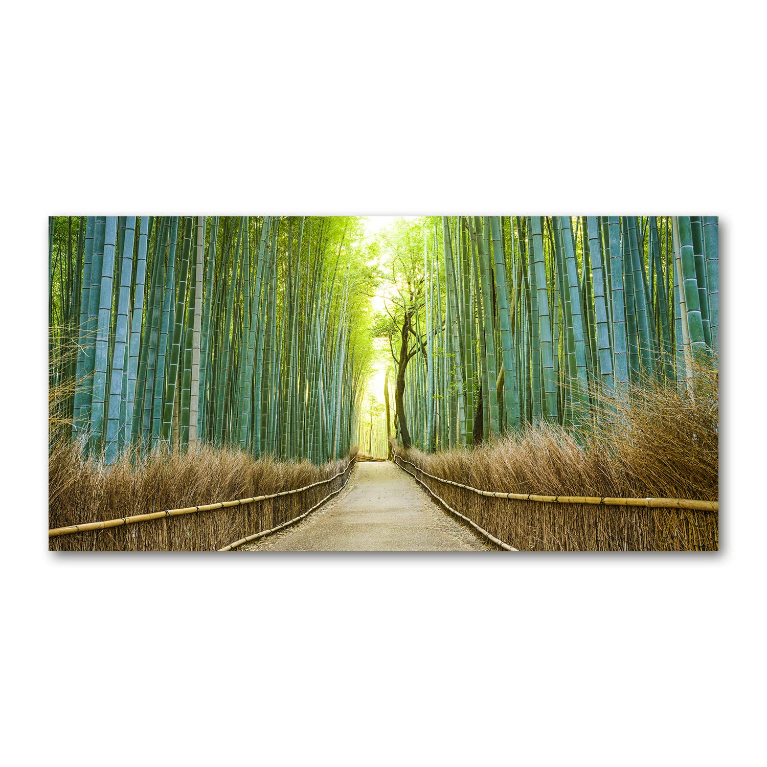 Tulup Obraz na płótnie - 120x60cm - Wydruk na Ścianę do Salonu Kuchni Kanwa Canvas Zdjęcie - Bambusowy las