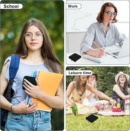 Miniatura 5 de 2 bolsas de almacenamiento de servilletas sanitarias, pequeña bolsa de cuero sintético menstrual impermeable de 4 pulgadas, bolsa menstrual con