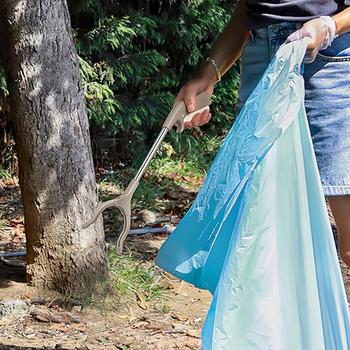 Miniatura 9 de Amosfun Herramienta de agarre de 15.8 pulgadas de largo, ligera, agarrador de garras de basura, herramienta de alcance, recogedor de recogida con