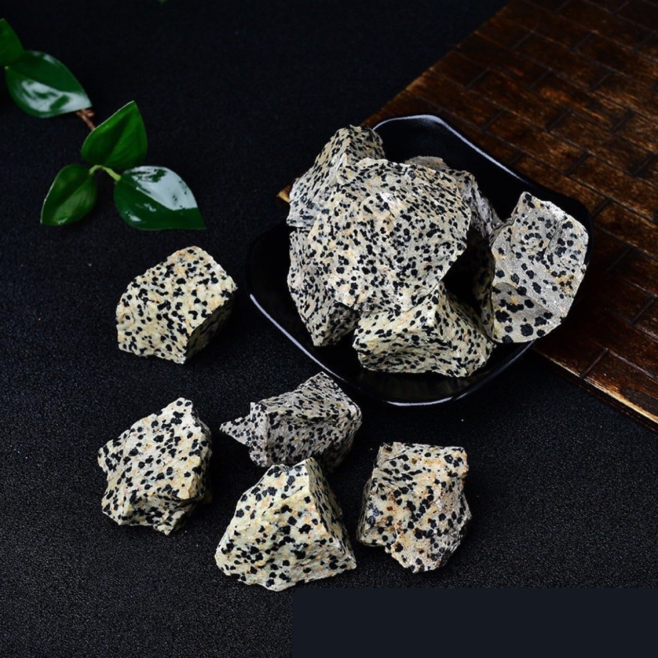 Kryształy lecznicze, naturalne kryształy, naturalny kamień cętkowany, kamień dyfuzora, kamień do aromaterapii, kryształ, naturalny kryształ, rzemiosło artystyczne, surowe kamienie i kryształy (2