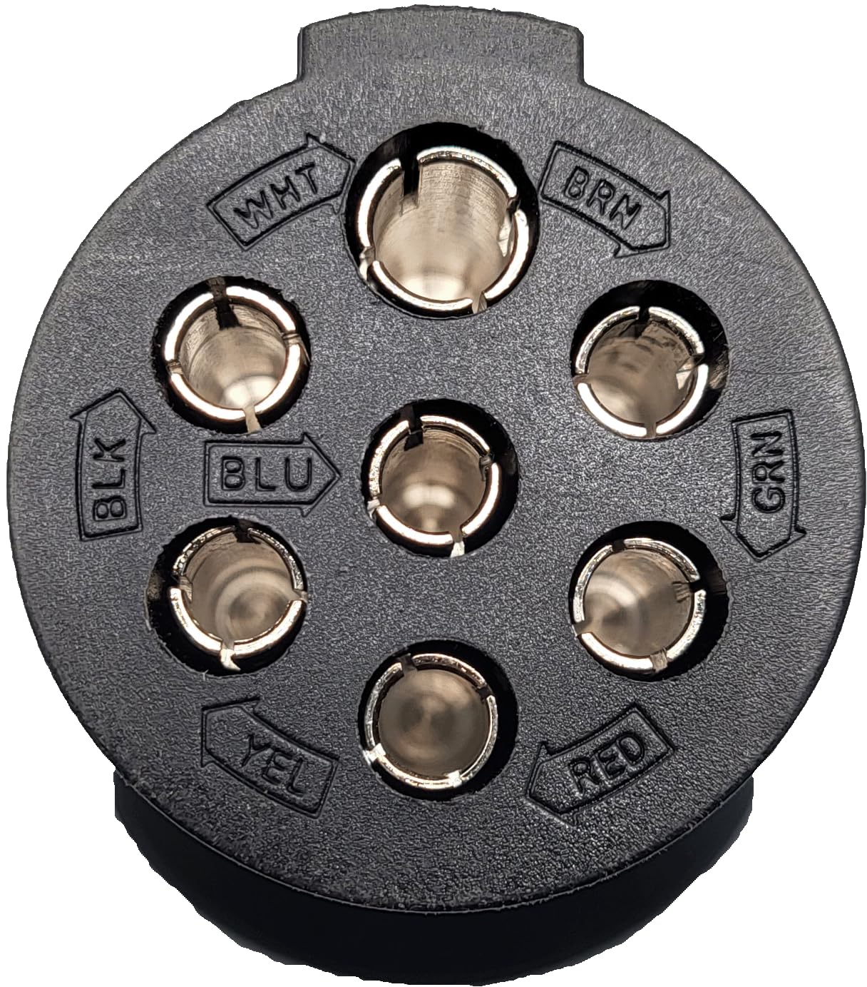 Berger & Schröter | Spannungswandler Adapter für Anhänger 7 polig 24V auf 13 polig 12V, ISO 1185, ISO 11446, Spannungsreduzierer