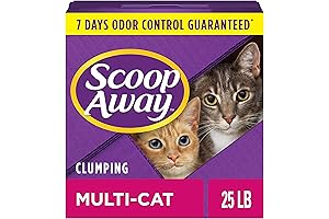 Scoop Away Clumping Cat Litter, Multi-Cat Formula with Febreze Freshness
