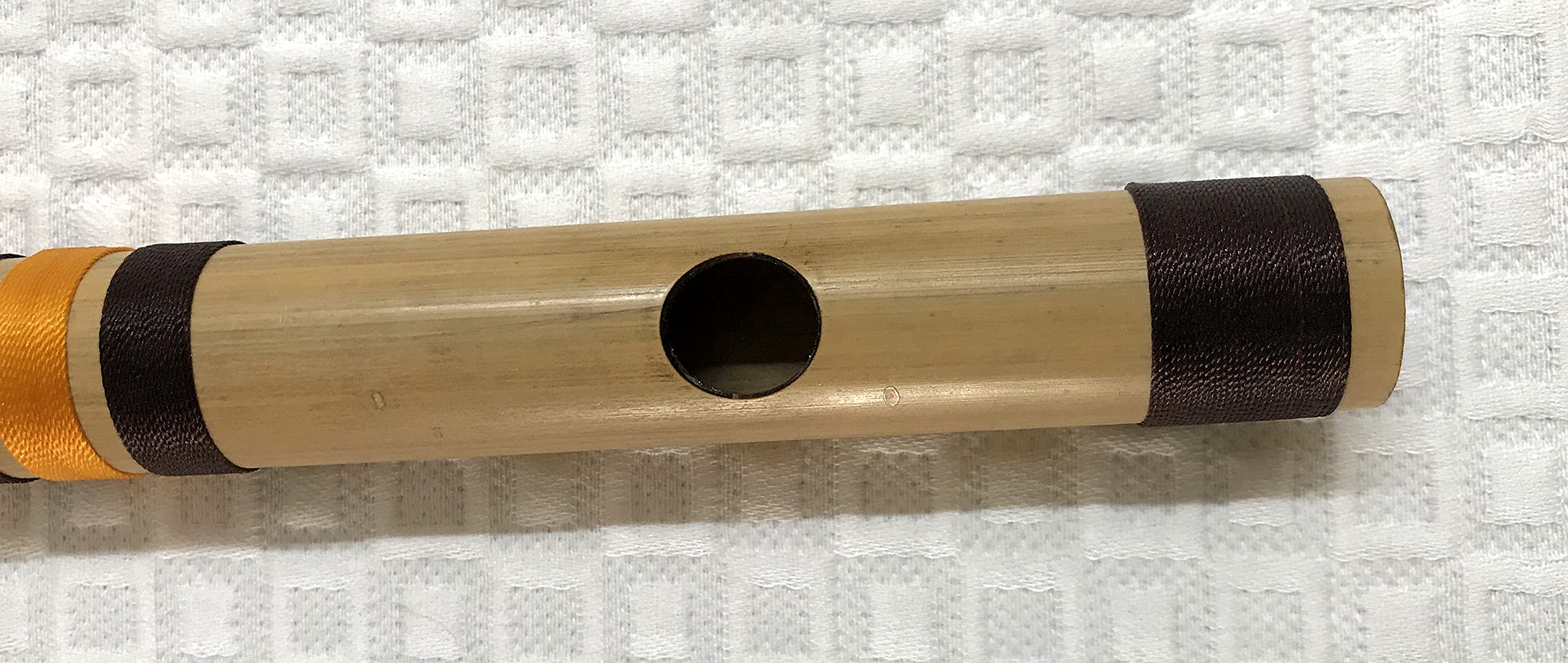 Flauto da concerto in bambù con scala C Bansuri con copertura in velluto e custodia Rexine