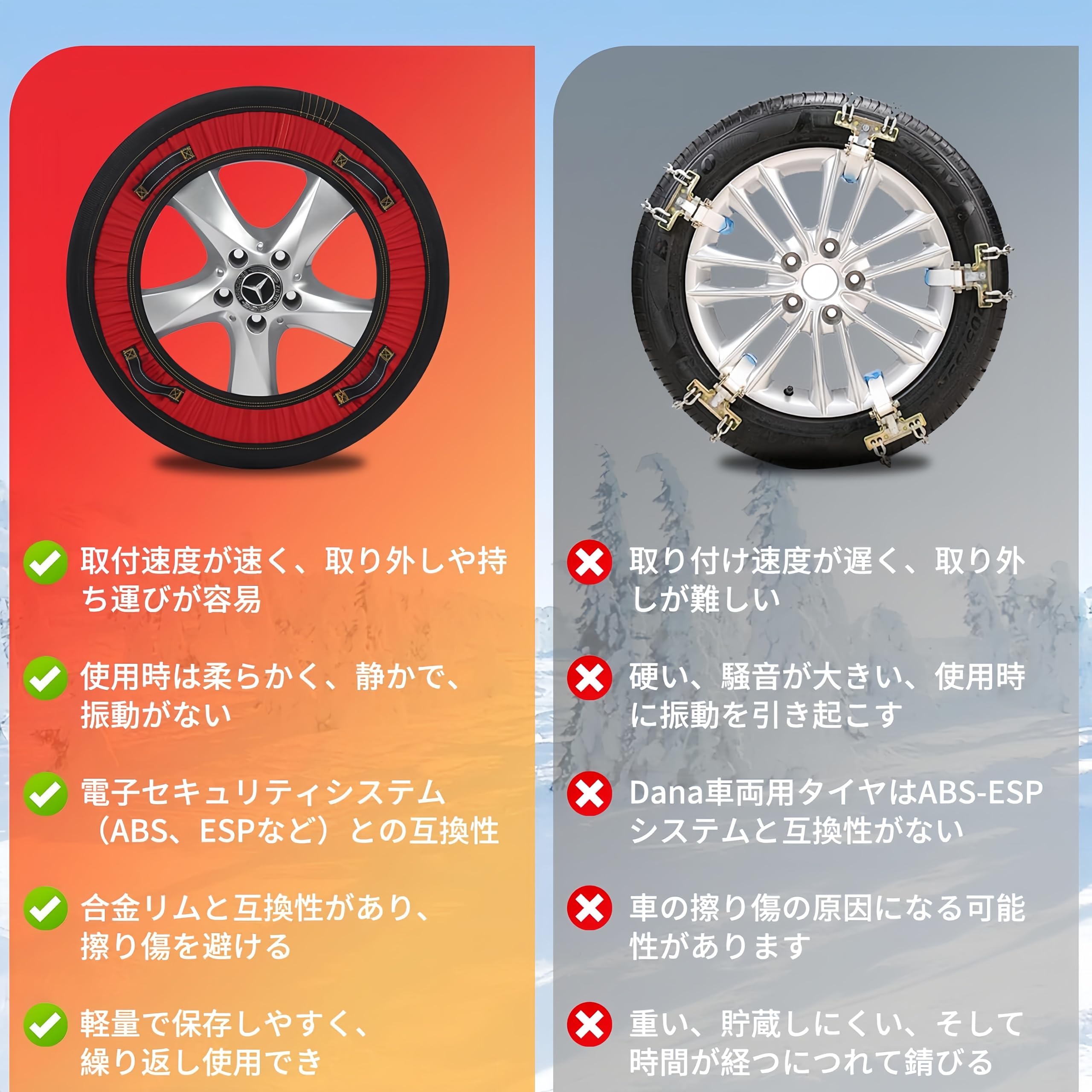ゆきんこページ Amazon.co.jp: SIXCOM 2025新改良 【正規品】 布製 タイヤ