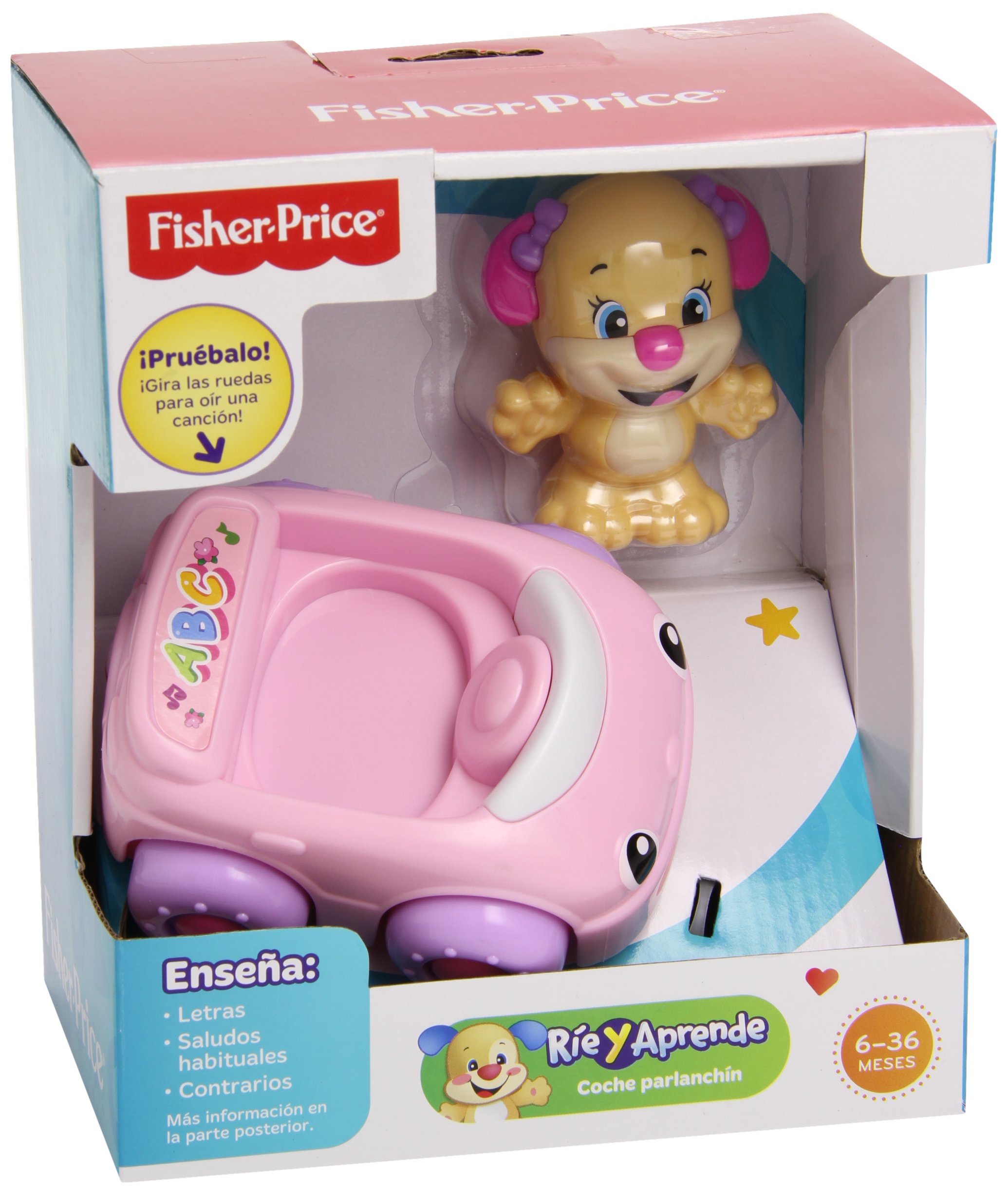 Fisher-Price - Coches parlanchín con perrita (Mattel BGC26)