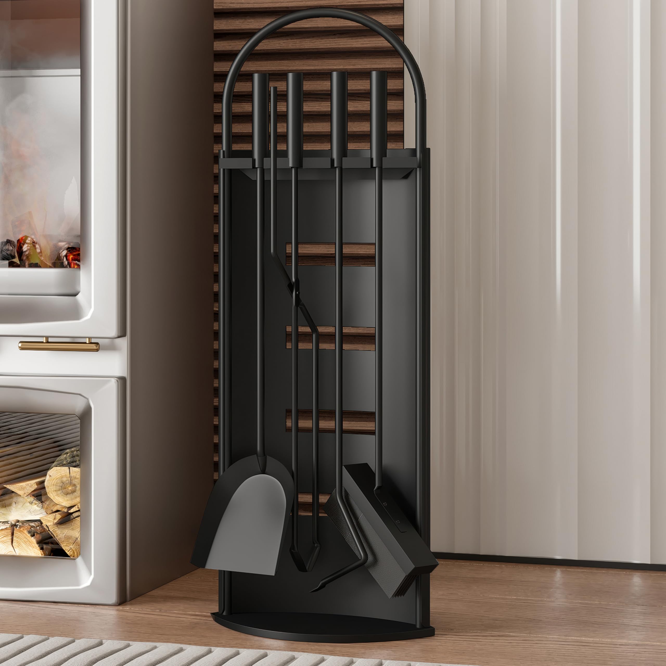 Ashi Haard Gereedschap Set Muur Mounted 5 pcs. Black - Blomus | Koop online Ashi Haard Gereedschap Set Muur Mounted 5 pcs. Black - Blomus | Koop online