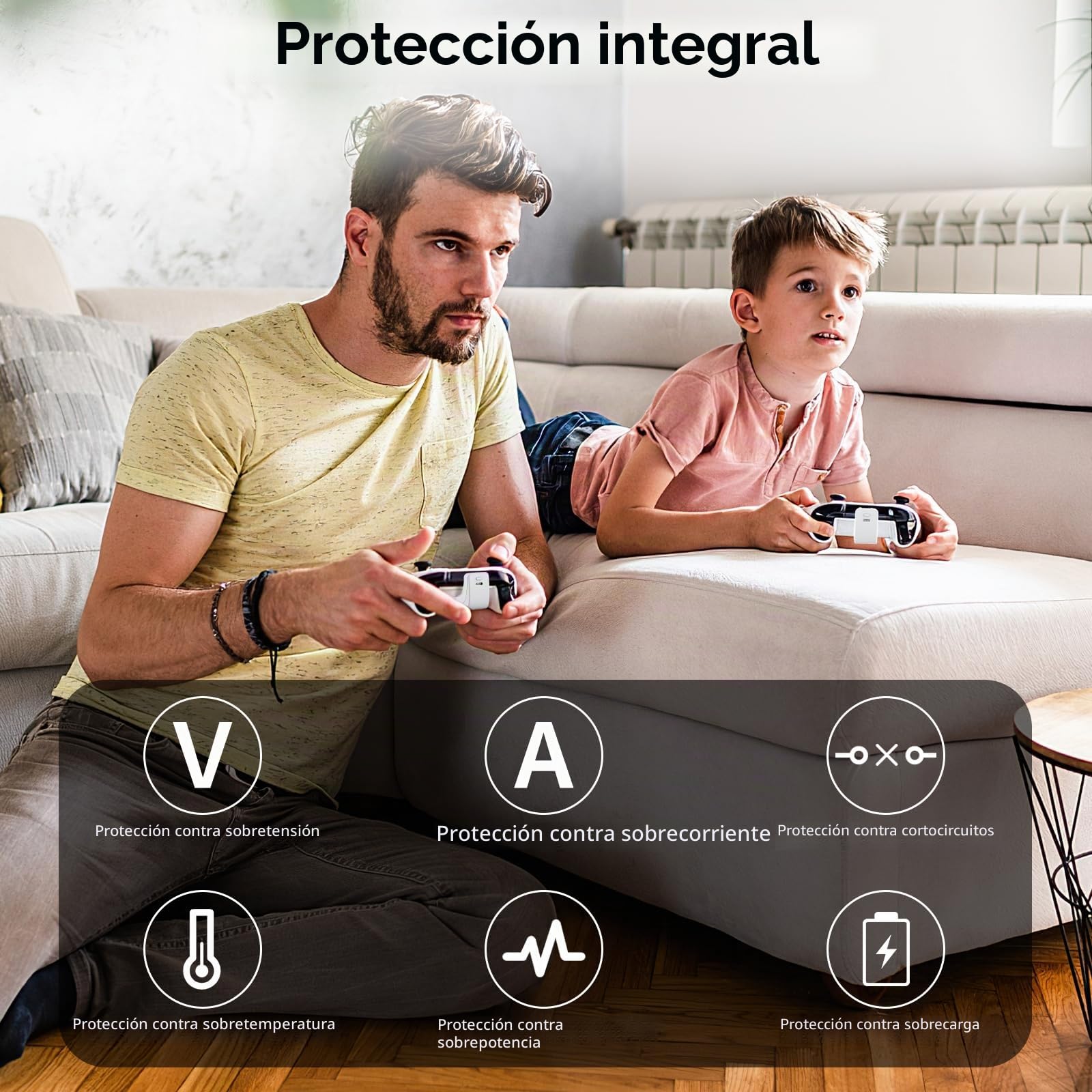 AMAZEAR Pack de batería para Mando PS5 DualSense, Accesorios PlayStation 5, 3000 mAh, Cargador rápido, batería Adicional portátil Recargable para PS5 Edge o Controlador de Juego estándar (Blanco)