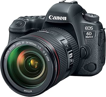 Amazon.com : Canon EOS 6D Mark II DSLR Camera with EF 24