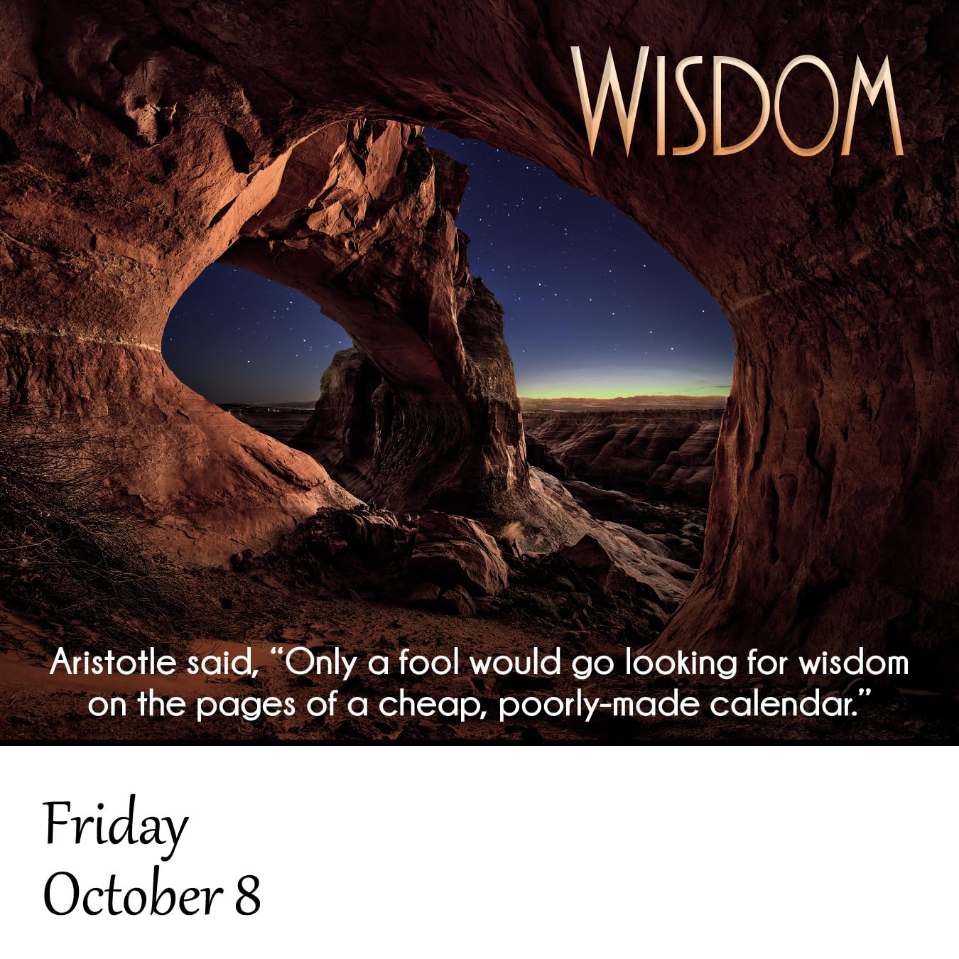 Demotivational 2027 Daily Calendar (A Funny, Uninspirational, and Humorous Page-A-Day / Day-to-Day Desk Calendar - all 365 days!)