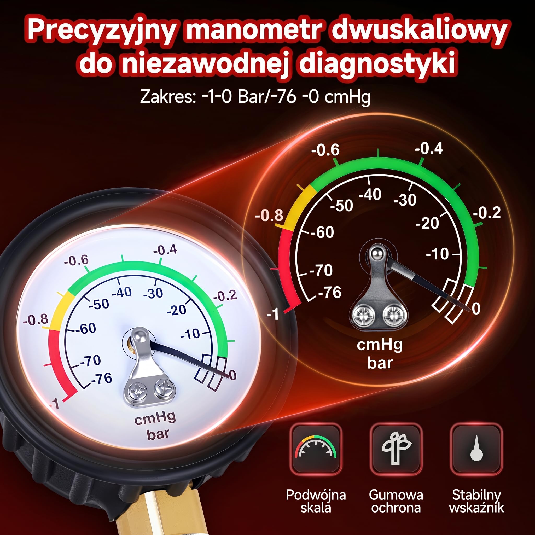 BILITOOLS 10-częściowy zestaw do próżniowego napełniania i odpowietrzania chłodnicy – uniwersalny z adapterami – szybkie odpowietrzanie do większości aut