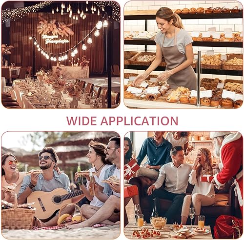 Miniatura 7 de ABuff Paquete de 100 mini moldes para pan con tapas, papel de aluminio de 6.8 onzas desechables para hornear con tapas y cucharas, moldes