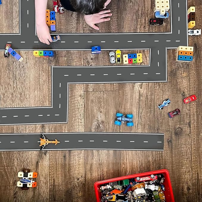 Vinilo Decorativo Pared Infantil Coches Carretera Adhesivo Removible miniatura 5