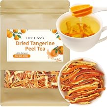 Hee Creek Dried Tangerine Peel Strips 10.58oz/300g Orange Peel Tea | Natural Dried Mandarin Peel Chenpi Tea, Chinese Herbal Medicine, Citrus Tea Cocktails, Baking, Soups, Desserts