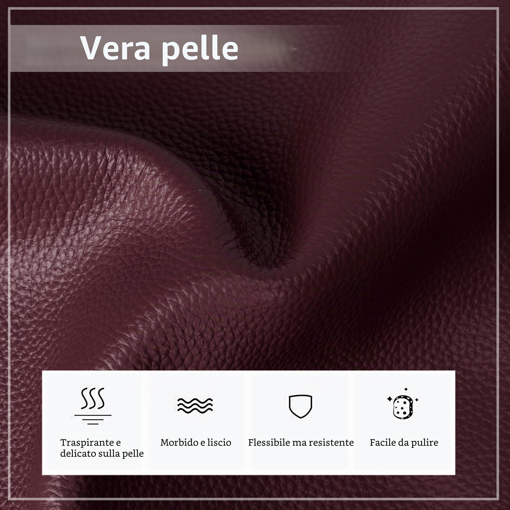 befen Borsa a Spalla Hobo Donna, Borsa a Mano Tracolla Vera Pelle Borsa Tote Media con Manico Lungo - Borsetta Moda Città Classica Pratica Elegante