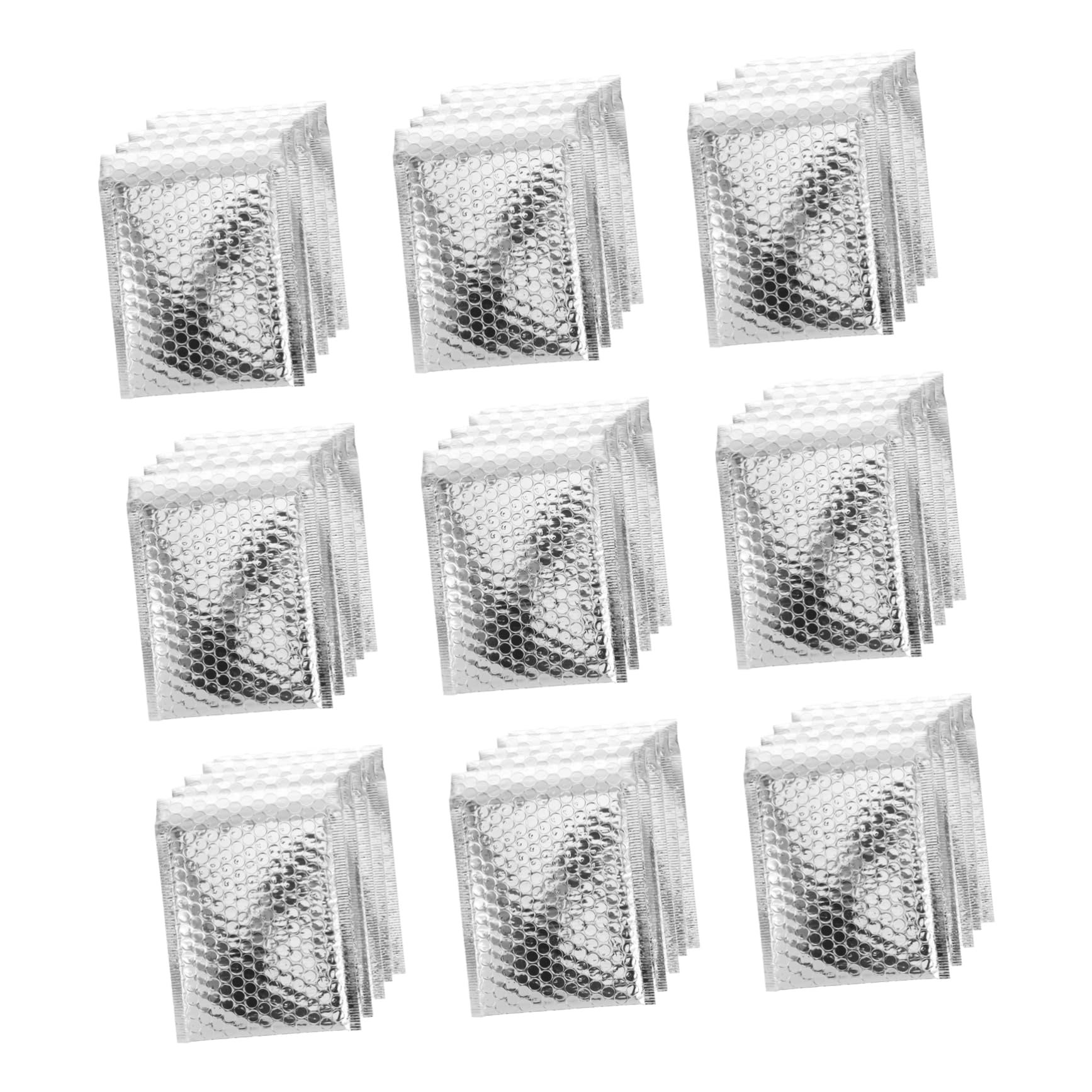 Mipcase Buste Imbottite Argento 100 Pezzi in Makrofol 100 Chiusura Autoadesiva Resistente per Imballaggio e Spedizioni a Casa