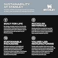 Vista 8 de STANLEY Quencher H2.0 Vaso Térmico con asa y pajilla, 64 onzas, tapa Flowstate de 3 posiciones, gran capacidad para viajes y deportes, vaso de acero