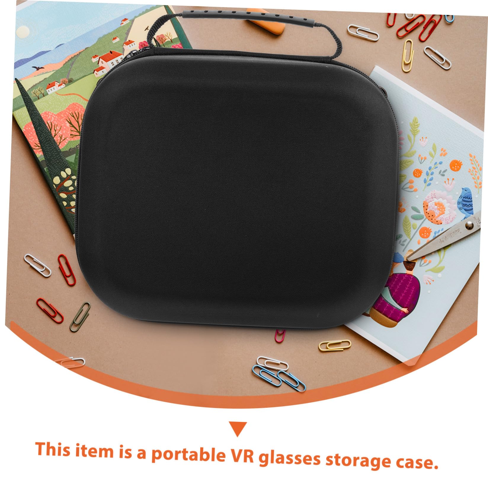 Veemoon Custodia per Occhiali VR in EVA, Nera, Antiurto e Portatile, Compatibile con Neo3 e Visore VR, per Viaggio e Uso Quotidiano