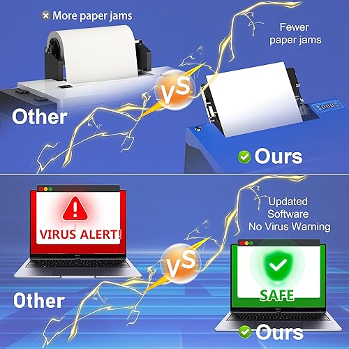 Miniatura 3 de MZK Impresora DTF A4 L805 Máquina de transferencia con sistema de circulación de tinta blanca integrado para camisetas de diferentes telas y