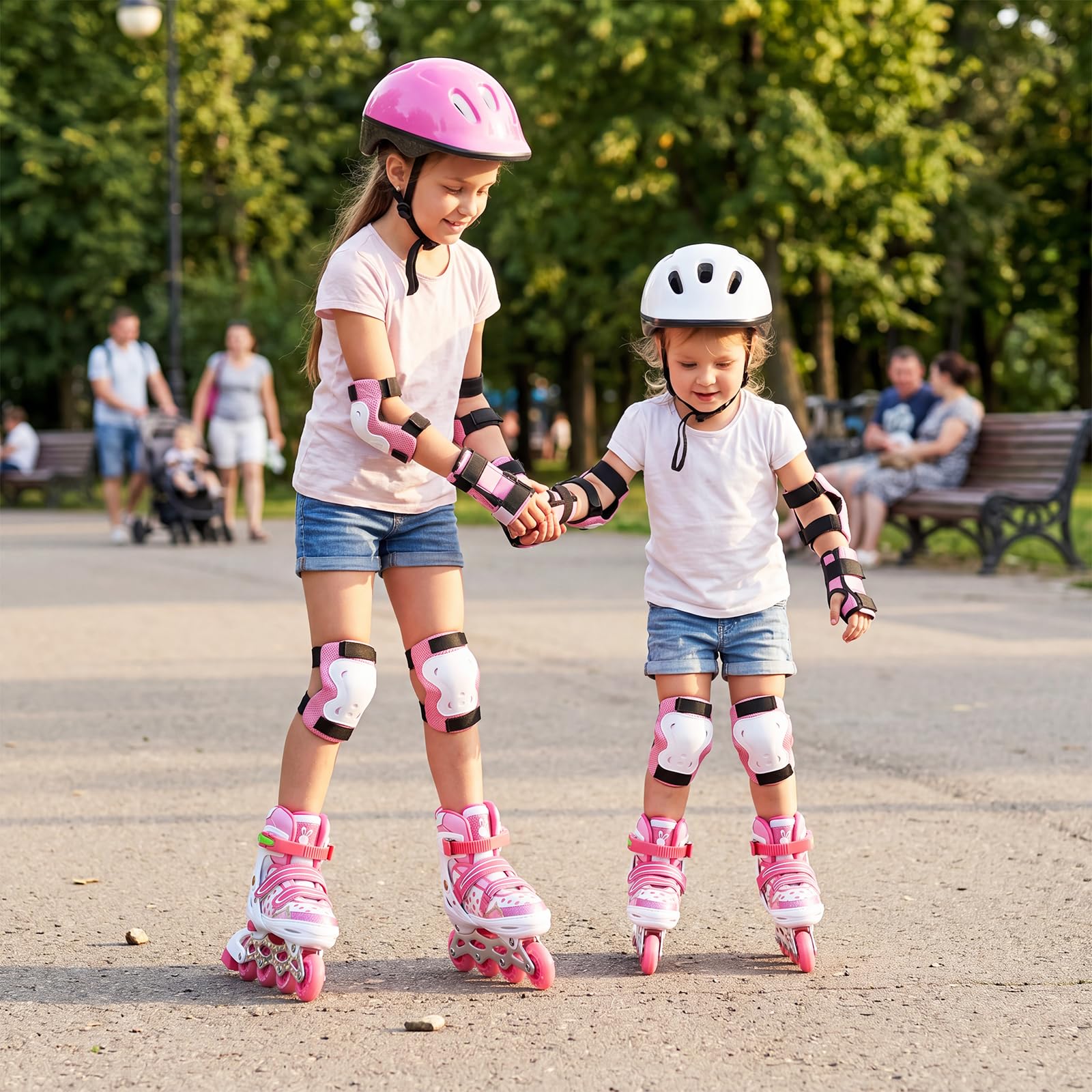 COSTWAY Patins à roulettes pour Enfants de 5 à 14 Ans