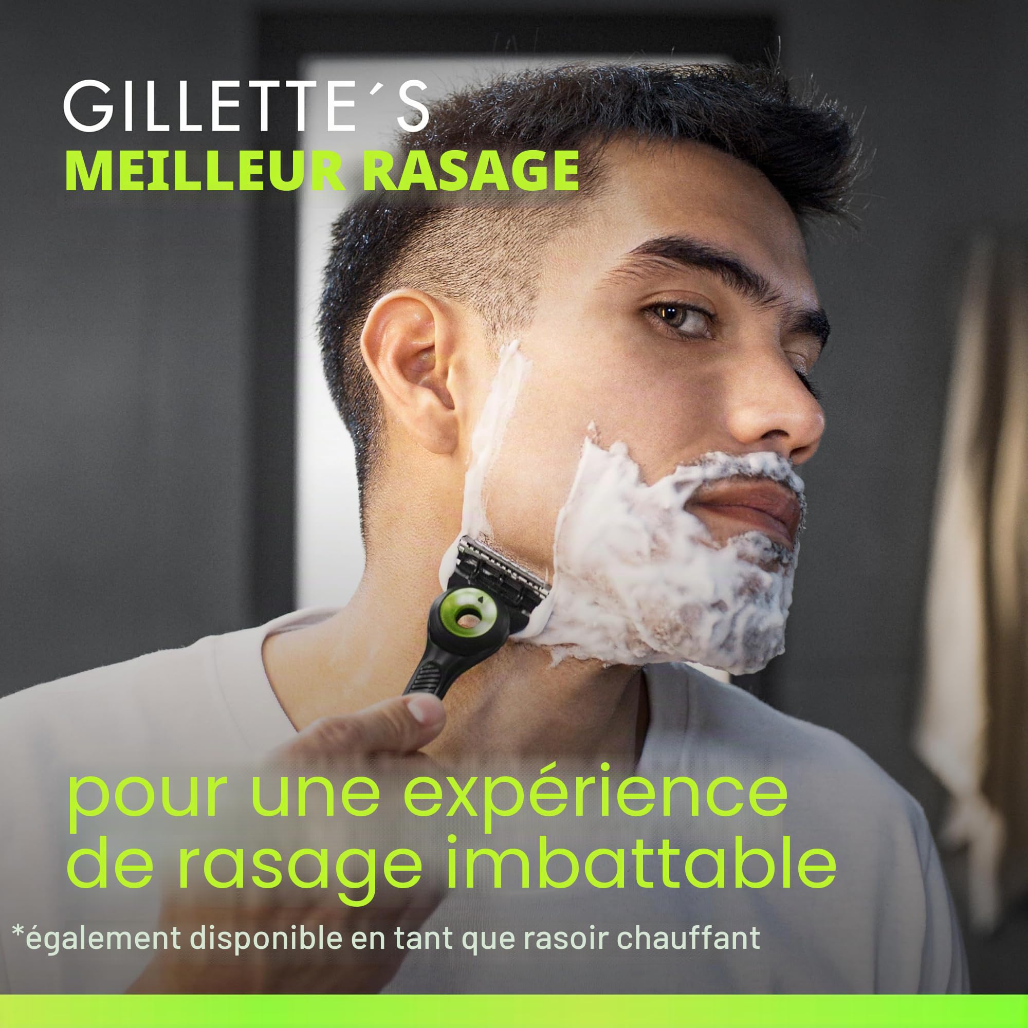 Gillette Labs Lames de rasoir pour homme, 9 lames de rechange, compatibles avec tous les rasoirs GilletteLabs (y compris le rasoir chauffant)