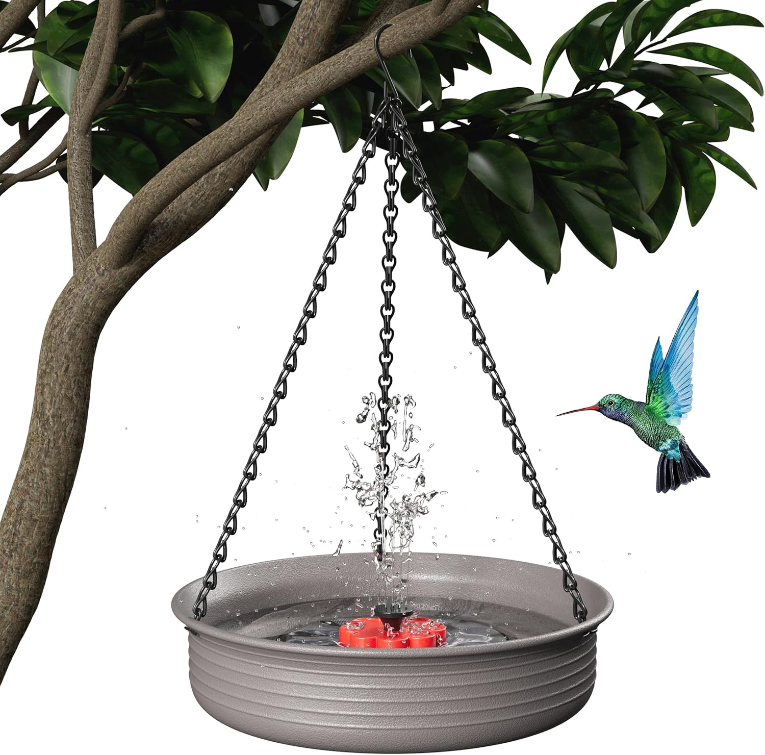 Solar Bird Bath Fountains, Bird Bath Bowl with Solar
