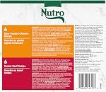 NUTRO Aliments pour chiens mouillés adultes Paté, 6 Boeuf tendre, patate douce & Recette de carottes, 6 Poulet cuit lentement, pomme de terre, carottes & Recette de pois, 12x100g Bacs