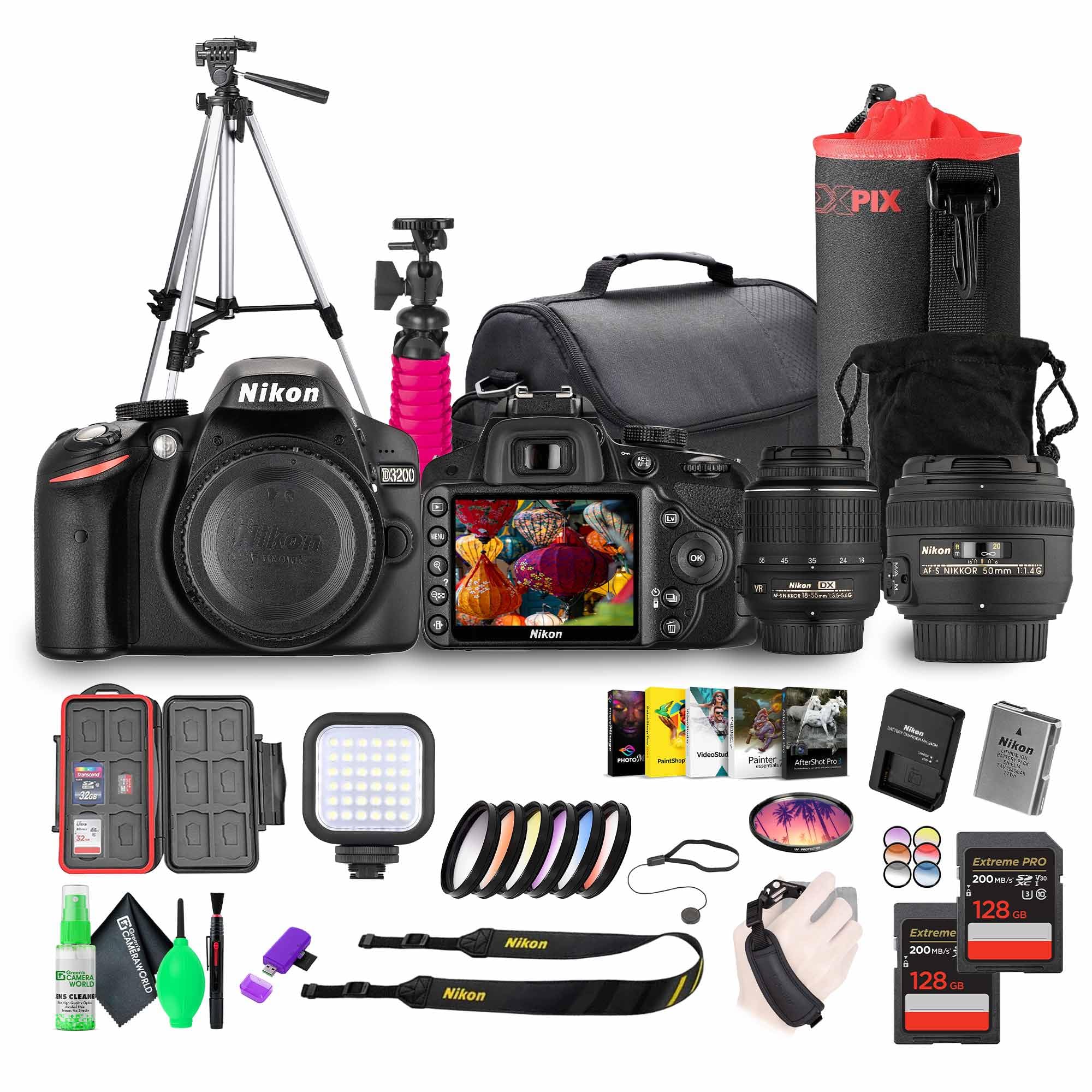 VR 18-55mm with SLR Digital D3200 Nikon Buy SIGMA18-50mm SIGMA30mm　 D3200 ニコンNikon II Kit Lens Compact デジタルカメラ