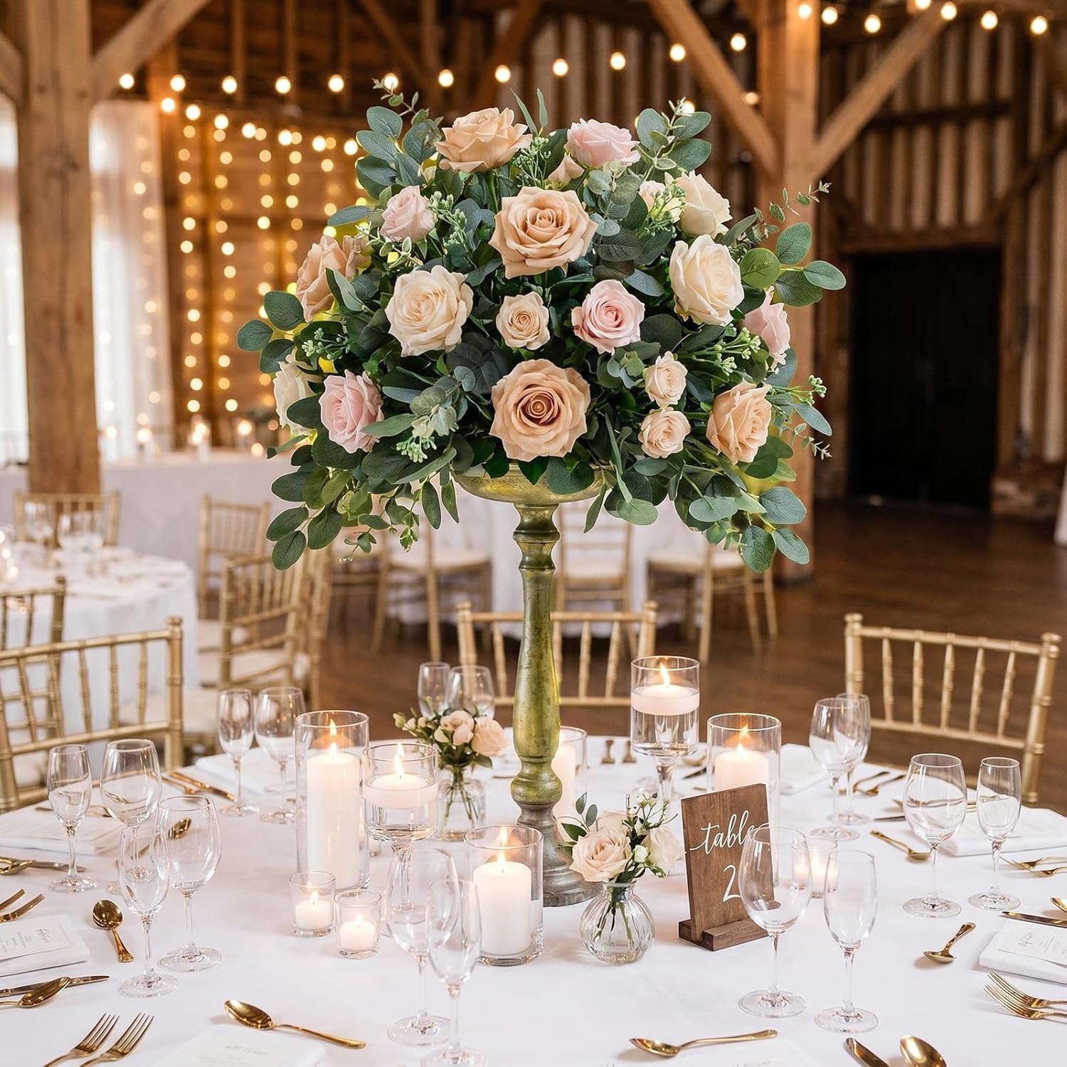Zythrem 180PCS Piante Finti Eucalipto Foglie Artificiali Deco 6 Stili | Rami Eucalipto Artificialedi Foglie Verdi per Matrimoni, Composizioni Floreali,Feste, Accessori per Decorazione Casa