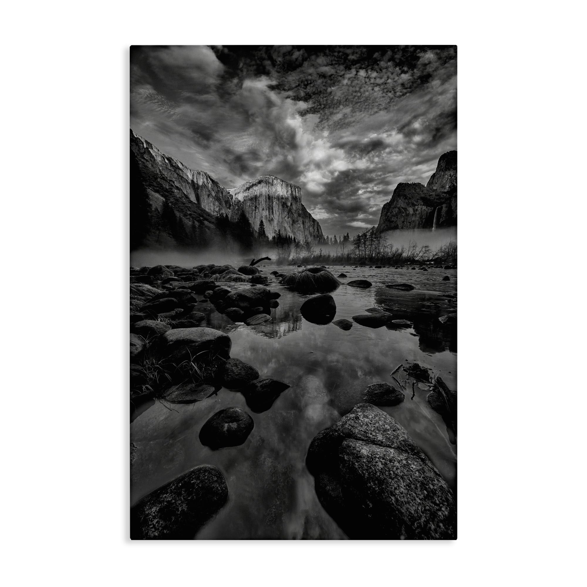 Stupell Industries Unframed Morning In Yosemite Valley Landscape, 20 X 30 Inch Canvas Wall Art