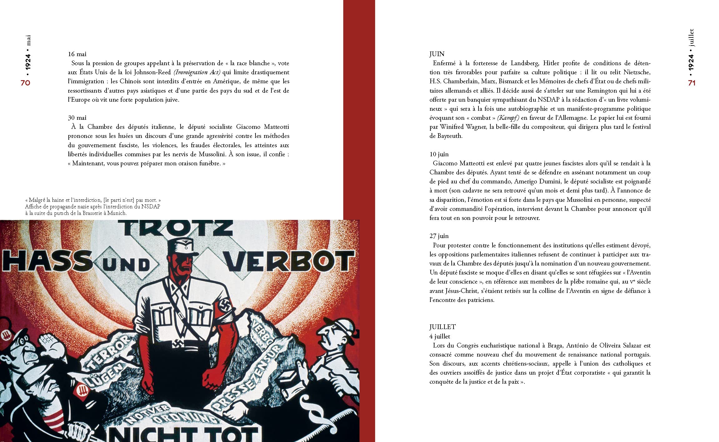 Le noir et le brun: Une histoire illustrée du fascisme et du nazisme 1919-1946
