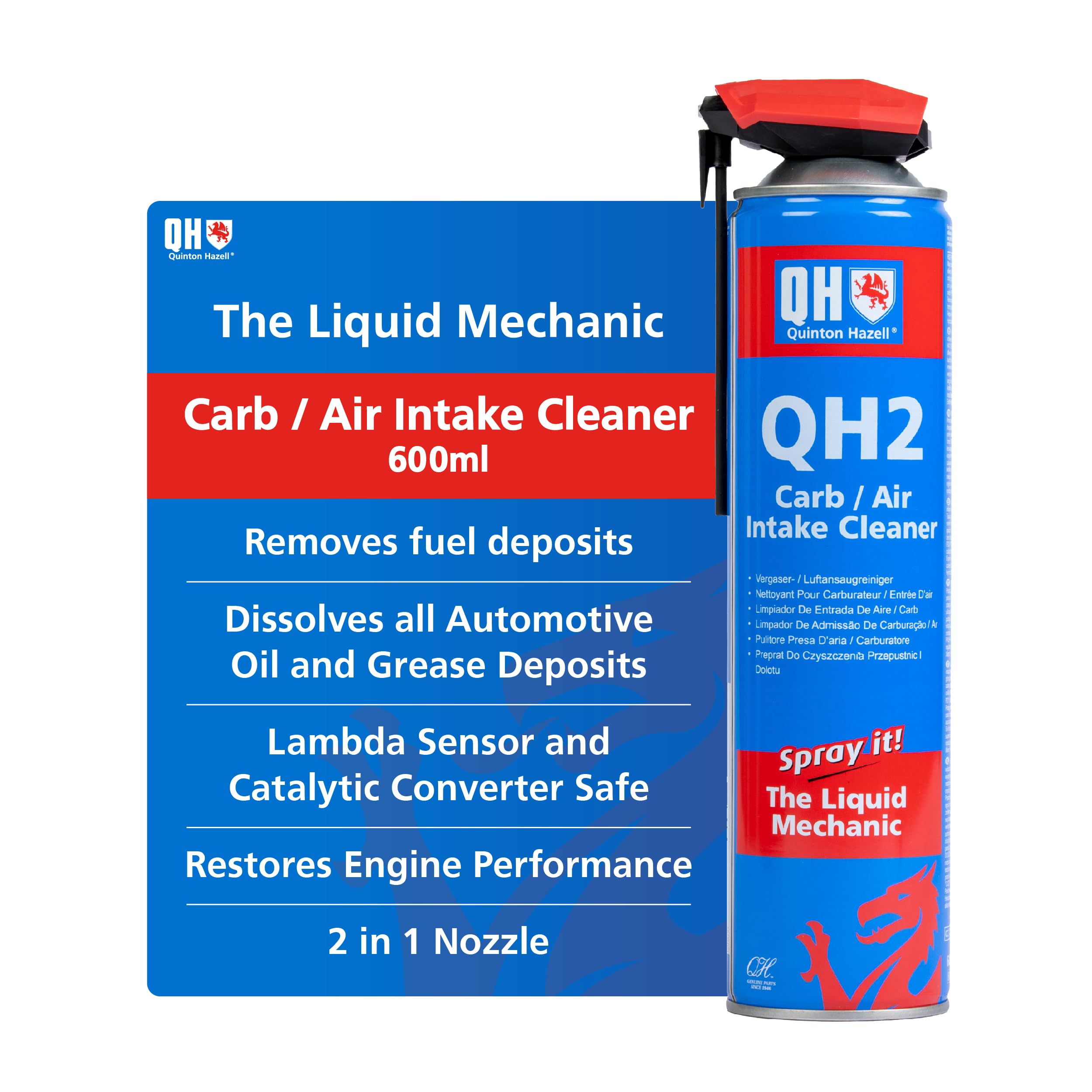 Quinton Hazell Qh2 Carb / Air Intake Cleaner 600Ml