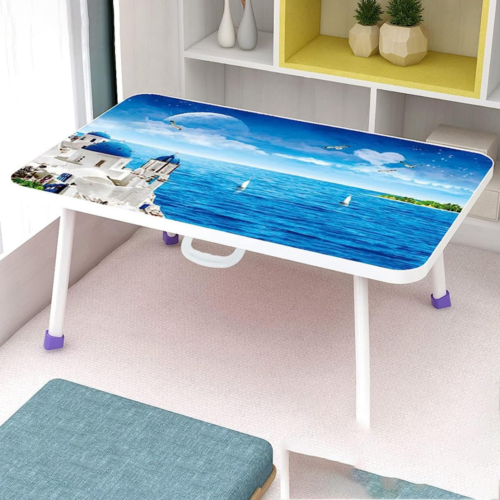 Amazon.co.jp: ローテーブル 折りたたみテーブル ベッドテーブル ミニ  