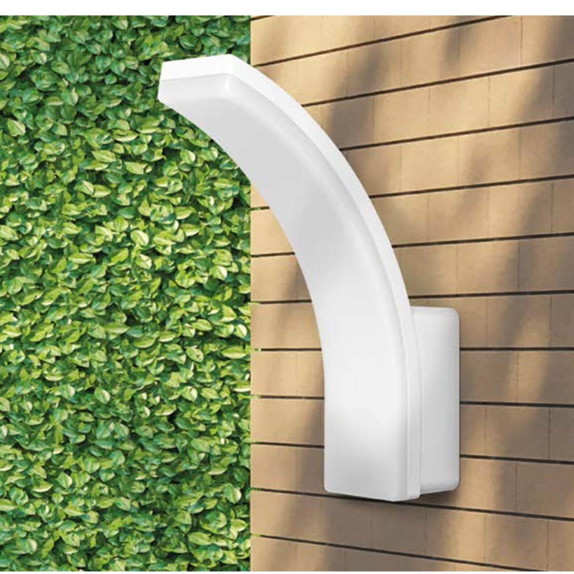 Applique Murale Exterieur 12W/15W/20W Lampe Exterieur Murale Eclairage Led Etanche IP65 Luminaire Pour Jardin Terrasse et Balcon (blanc)