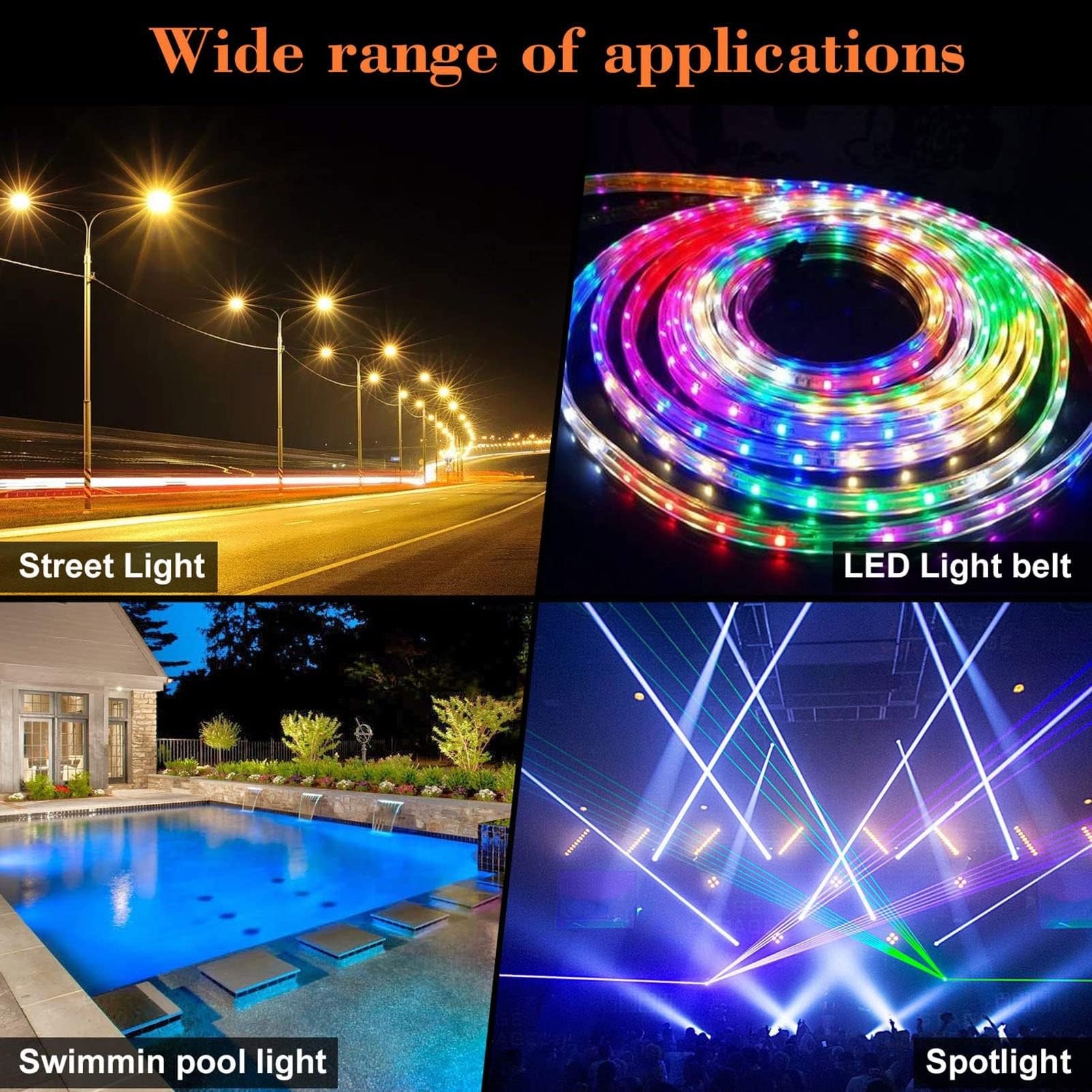 Convertitore di Alimentazione per luci subacquee per laghetti per Piscine, Pompe per Acqua, faretti per Esterni (120 W 24 V)